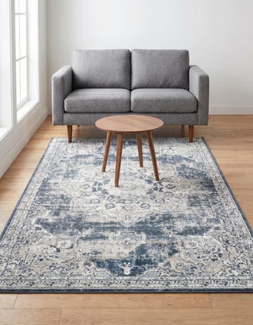 Dark Blue Eliza Rug