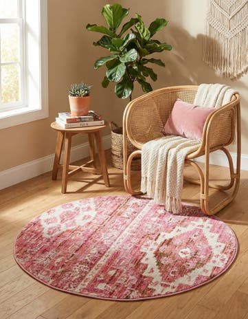 3' 3 x 3' 3 Vega Round Rug