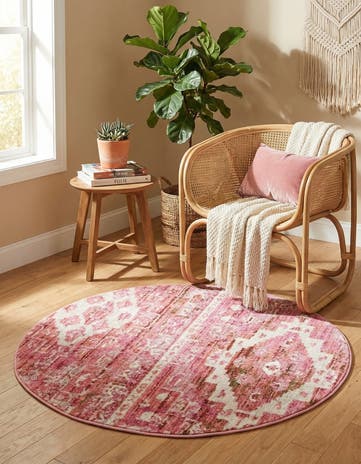 3' 3 x 3' 3 Vega Round Rug