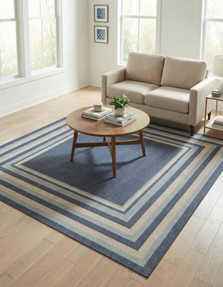 Detail image of 6' x 6' Lotus Square Rug