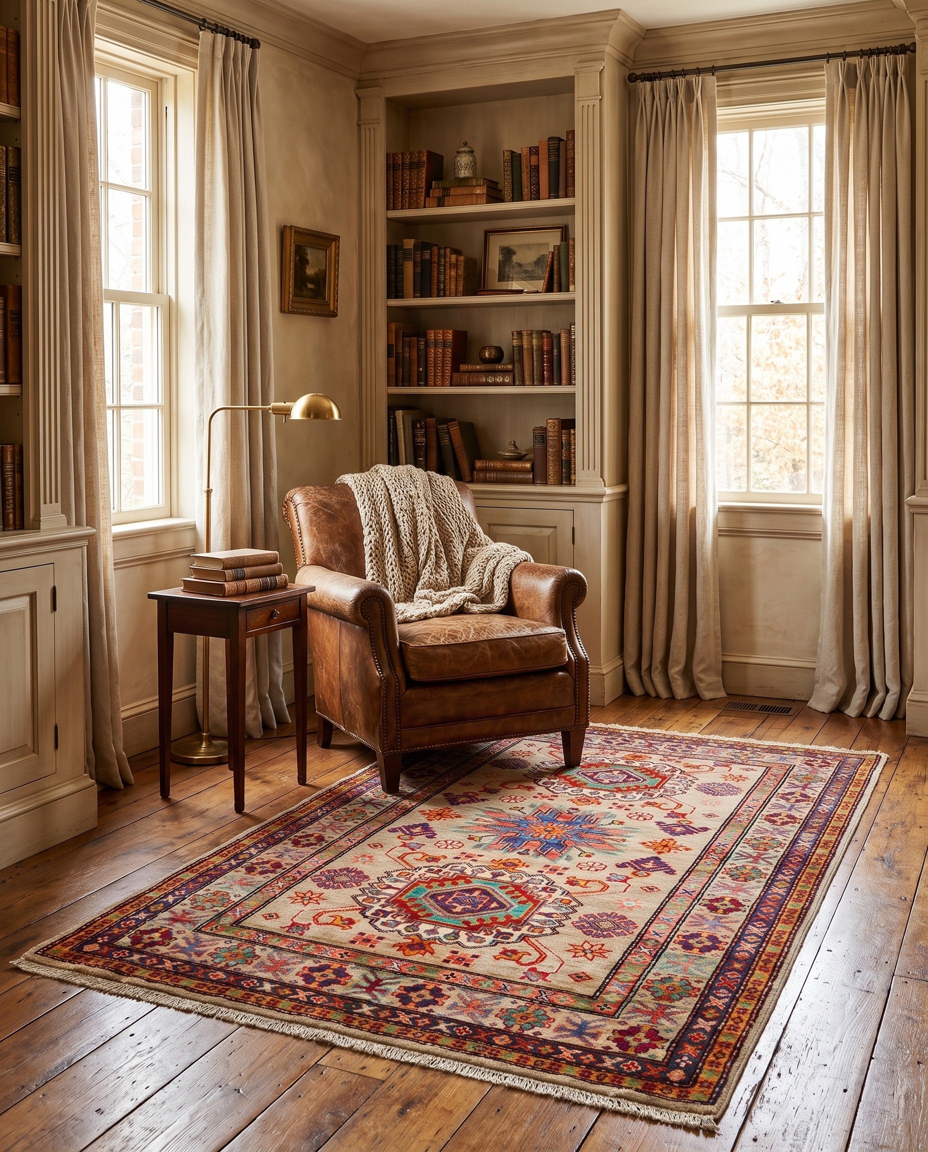 3' 3 x 5' 1 Hand Knotted Kazak Rug