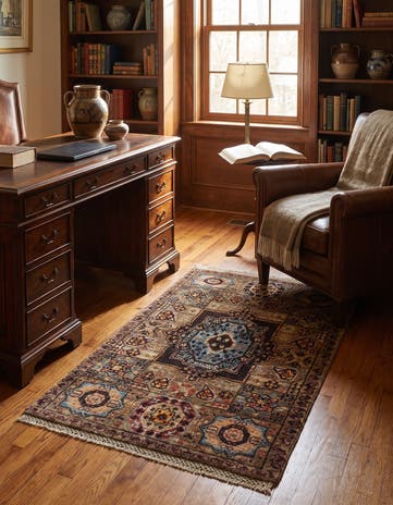 1' 9 x 3' 1 Hand Knotted Mamluk Ziegler Rug