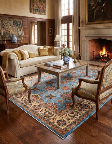 6' 10 x 10' 4 Hand Knotted Ariana Ziegler Rug