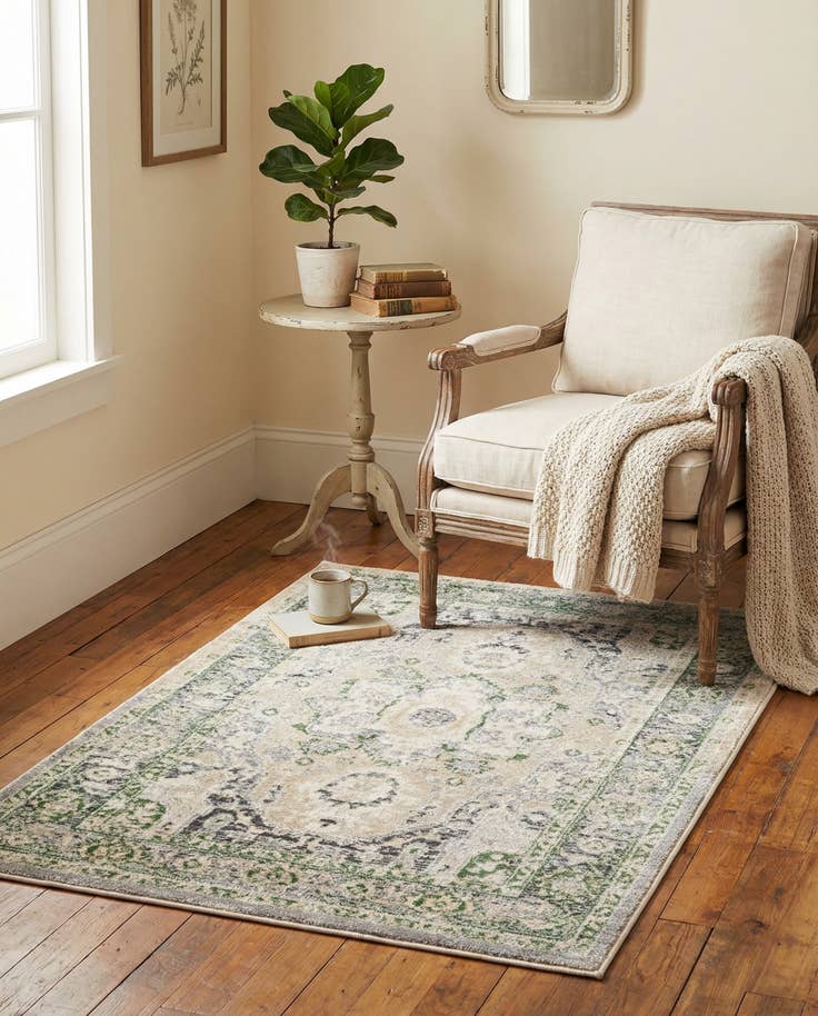 Detail image of 3' 3 x 5' 3 Madeline Vintage Rug