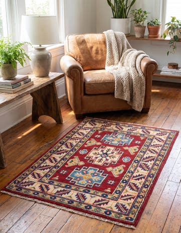 2' 1 x 3' 2 Hand Knotted Kazak Rug