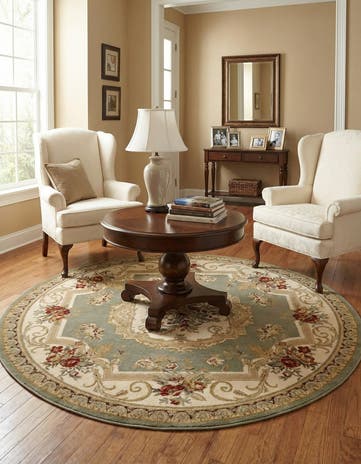 6' x 6' Chateau Round Rug
