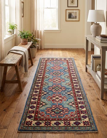 2' x 5' 10 Hand Knotted Kazak Runner Rug