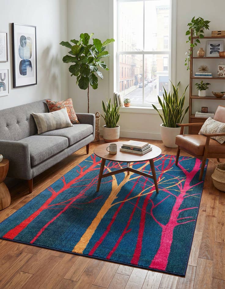 Detail image of 5' x 8' Washable Hyacinth Rug