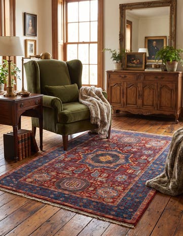 3' 3 x 5' 1 Hand Knotted Mamluk Ziegler Rug
