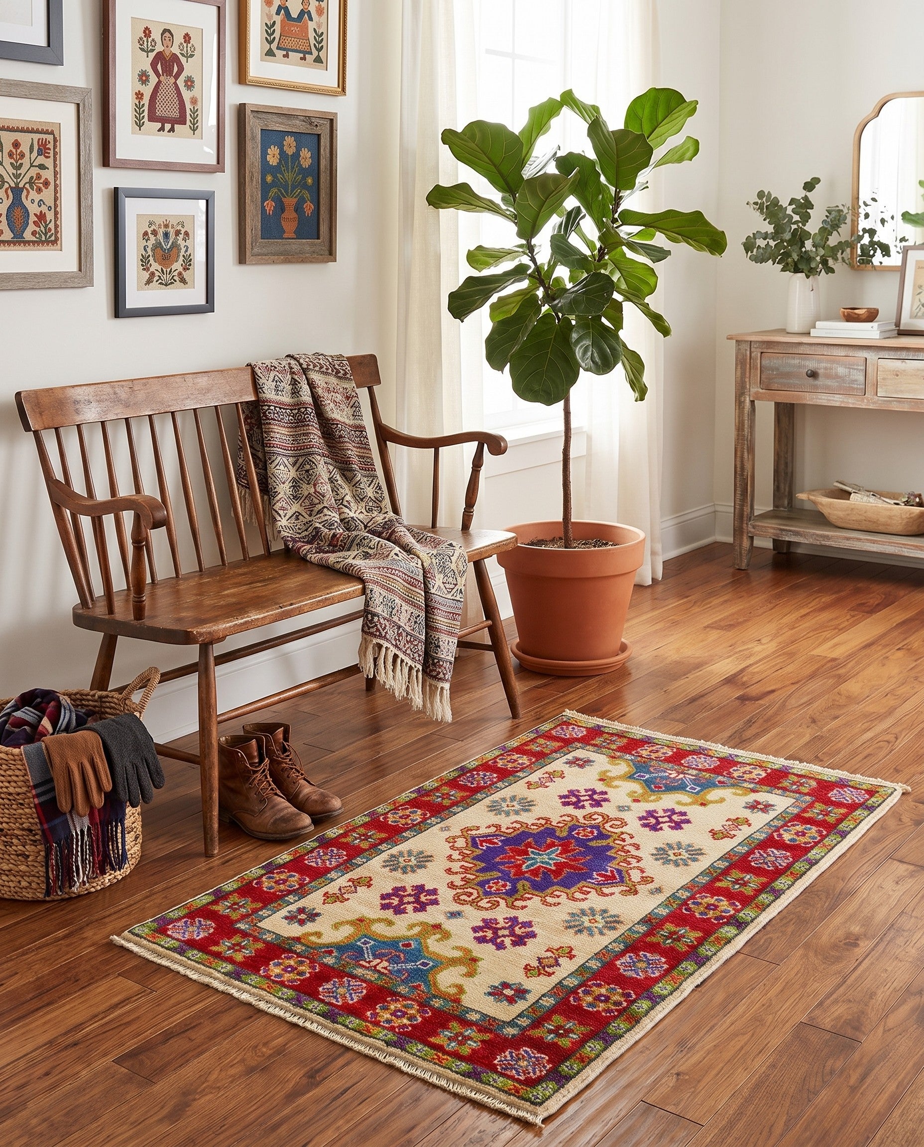 2' 1 x 3' 1 Hand Knotted Kazak Rug