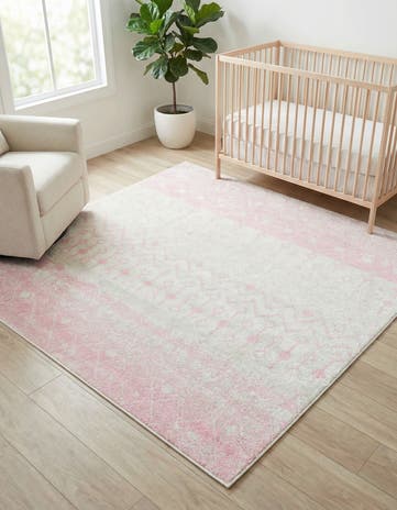 6' x 6' Moroccan Trellis Square Rug