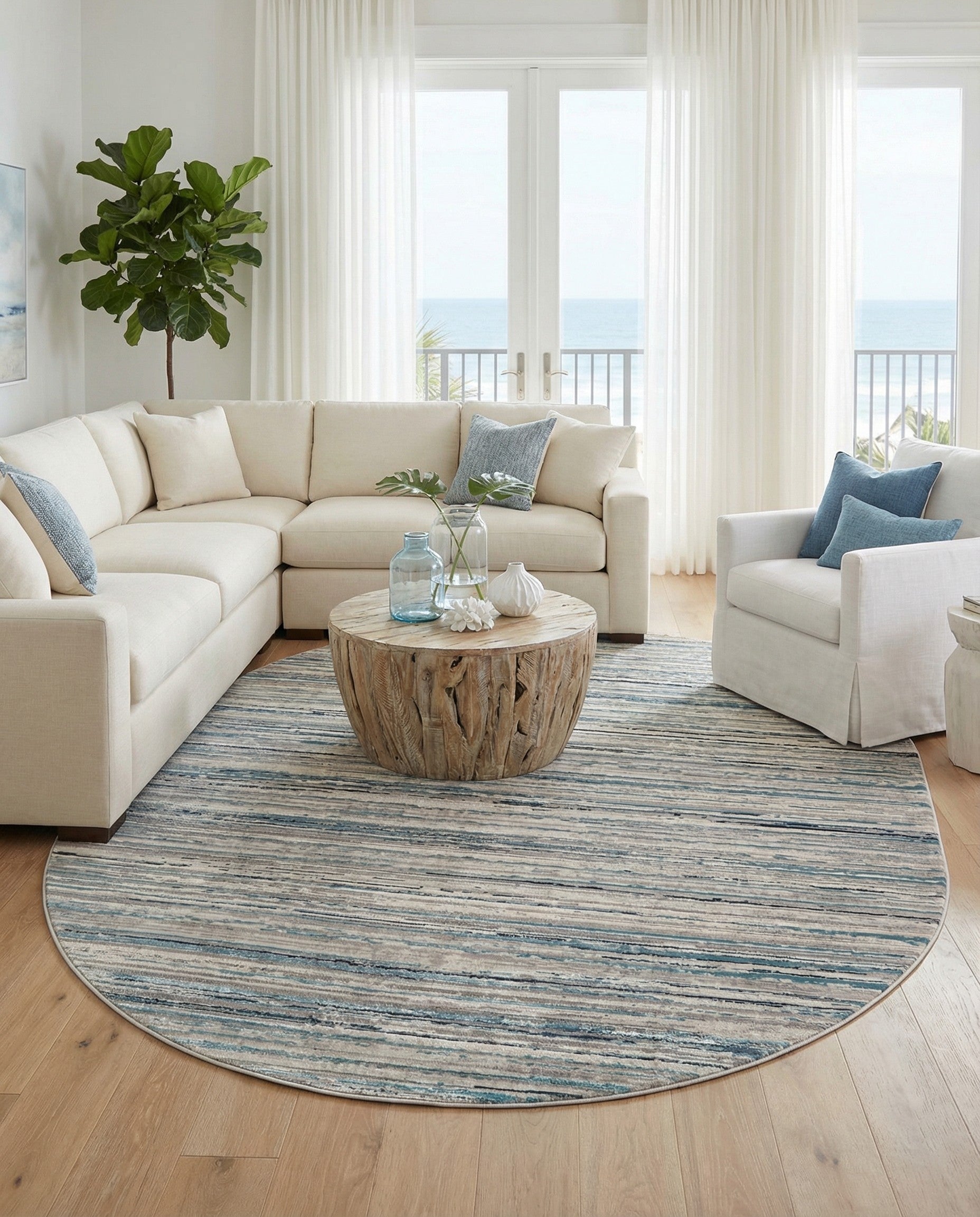 Primary image 7' 10 x 10' Finsbury Oval Rug