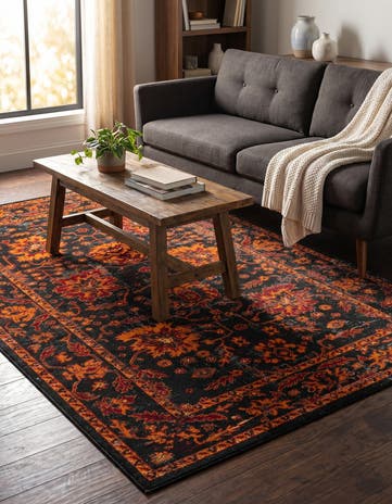 Black Lucerne Rug