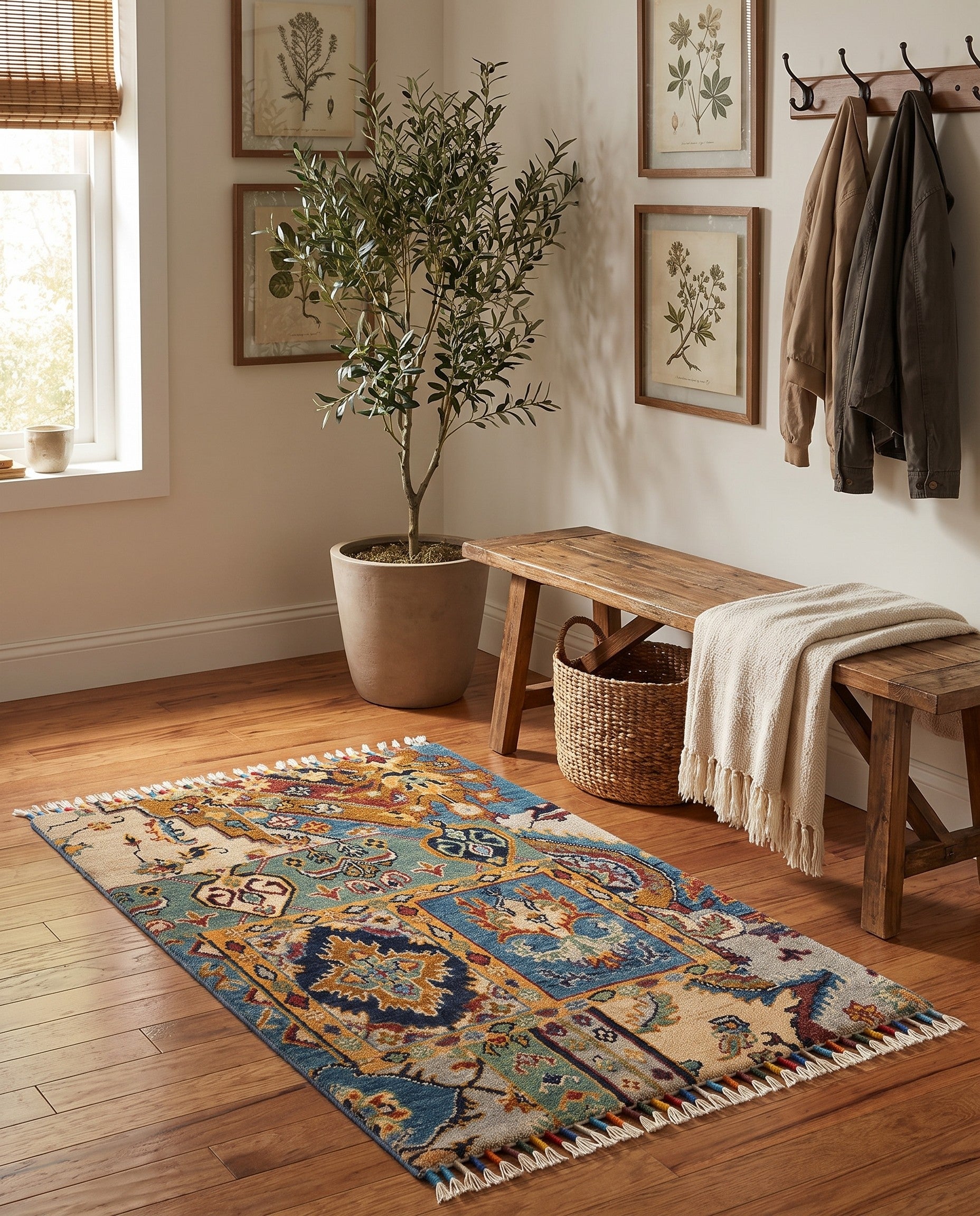 2' 1 x 3' 1 Hand Knotted Ziegler Rug