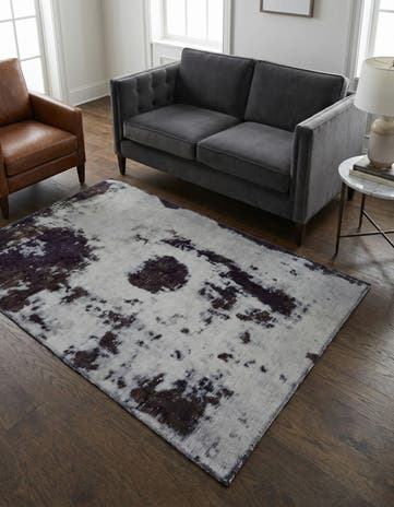 3' 7 x 5' Hand Knotted Ultra Vintage Persian Wool Rug