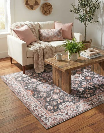 3' 6 x 5' 6 Washable Timeless Rug