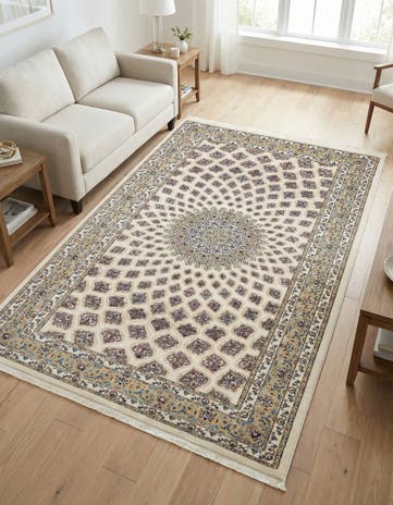 5' 3 x 8' Nain Design Rug