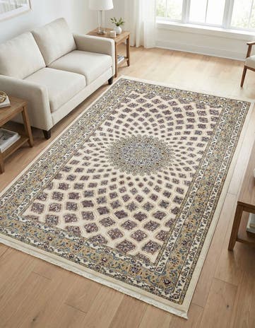 5' 3 x 8' Nain Design Rug