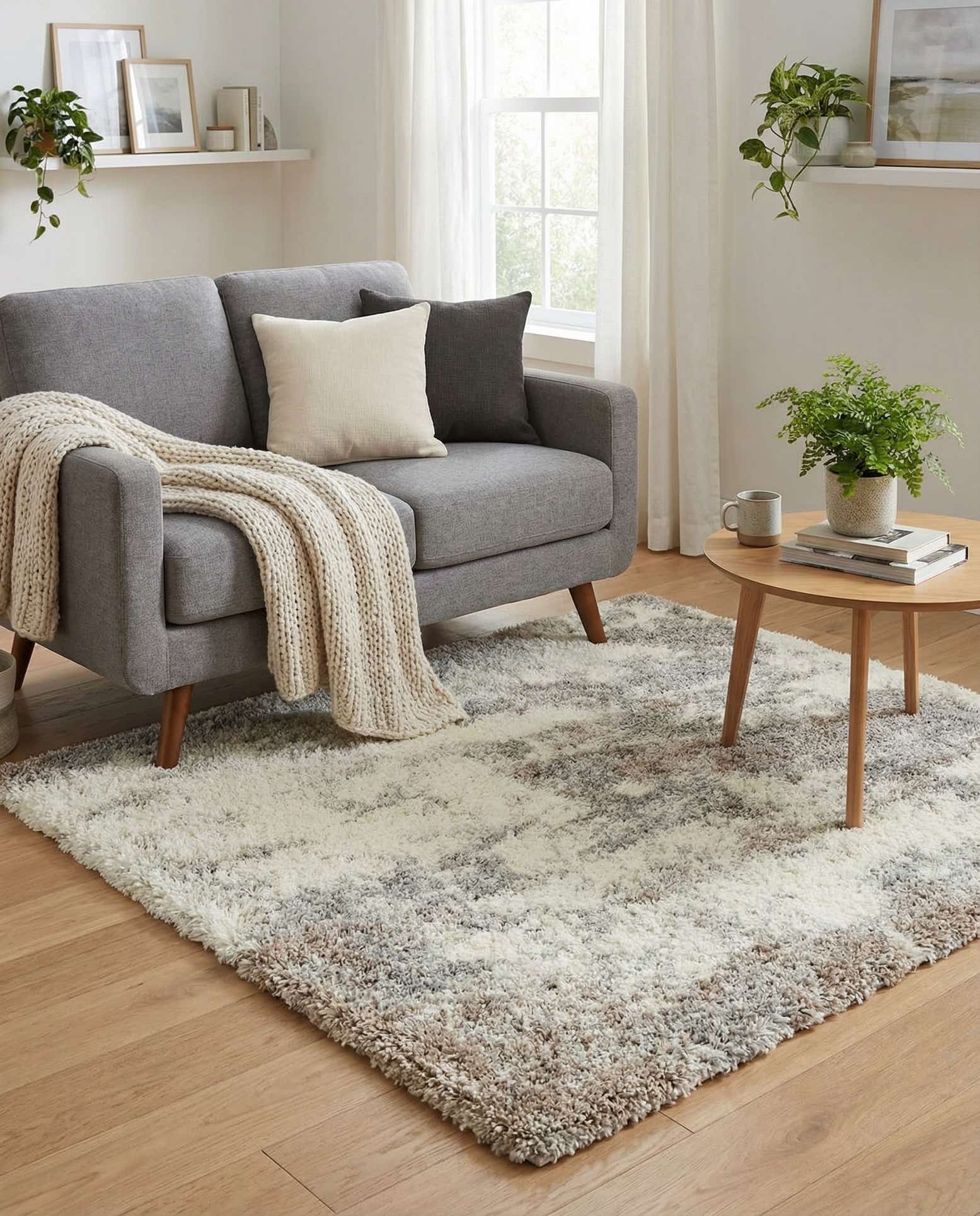 3' 3 x 5' 3 Soft Touch Shag Rug