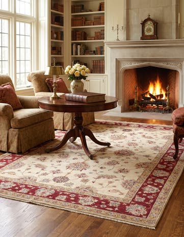 175cm x 260cm Hand Knotted Ziegler Rug