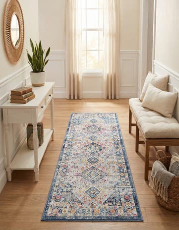 Light Gray Budapest Runner Rug