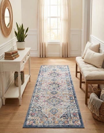 Light Gray Budapest Runner Rug