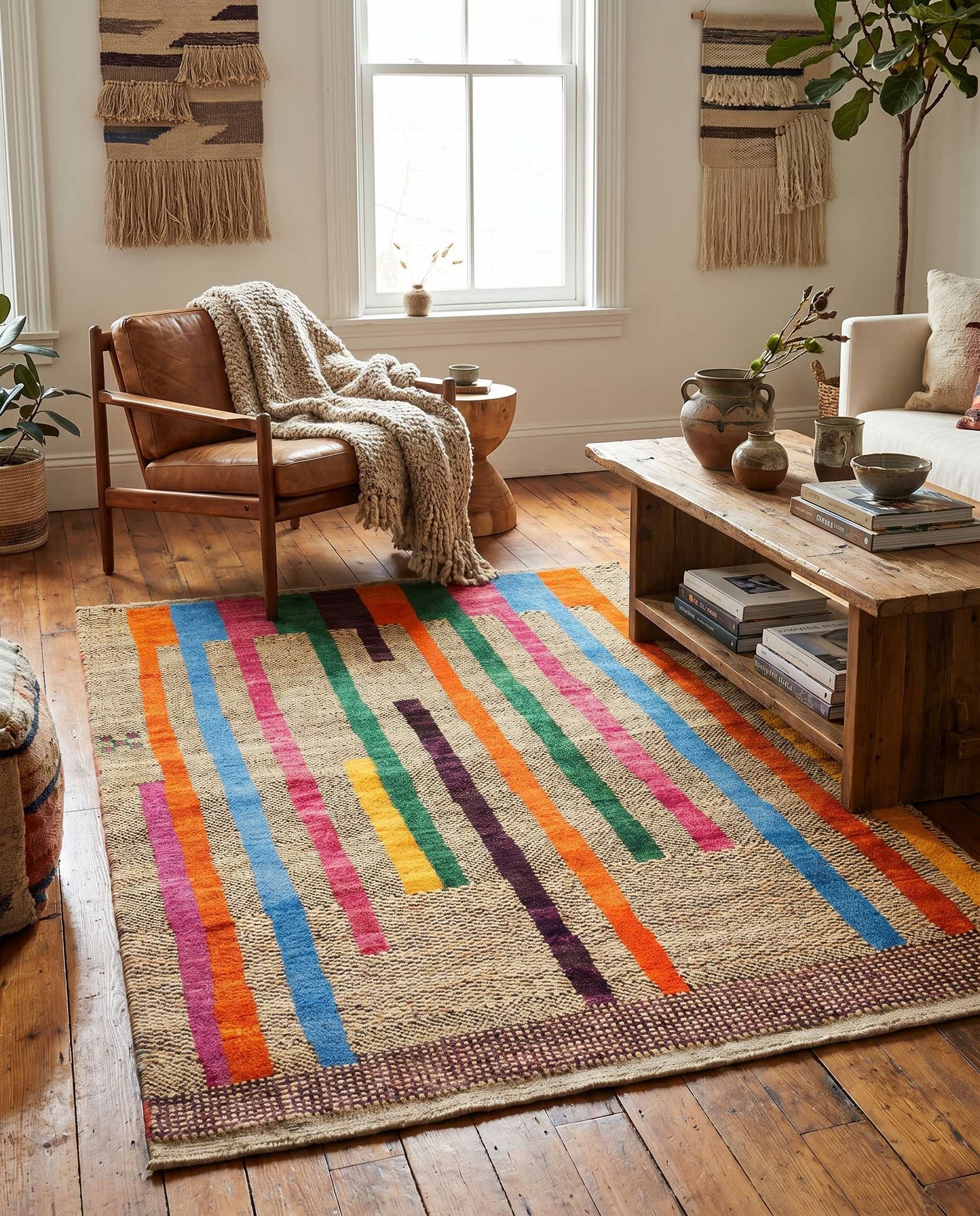 4' 4 x 6' 5 Hand Knotted Balouch Wool Rug
