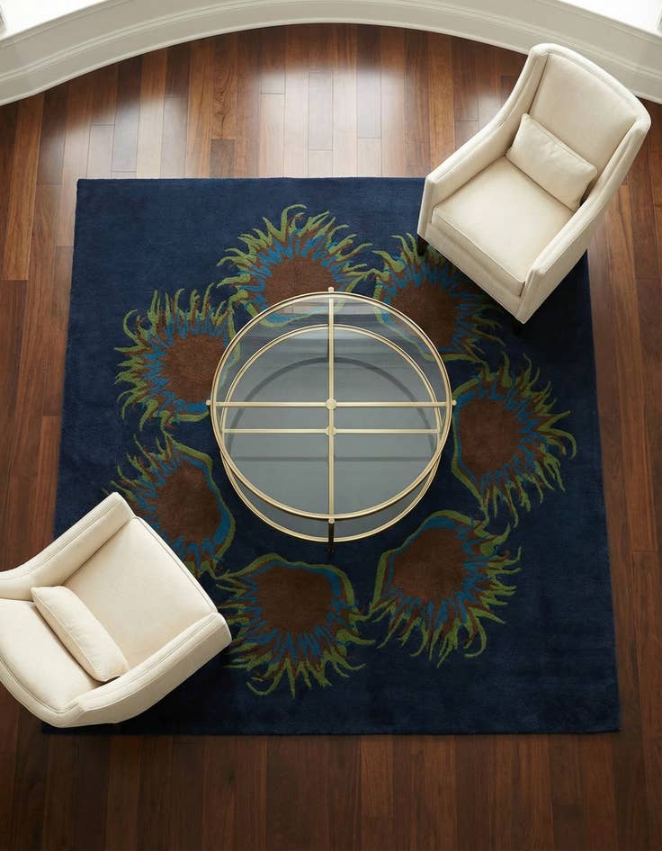 Detail image of 7' 6 x 7' 6 Luna Square Rug