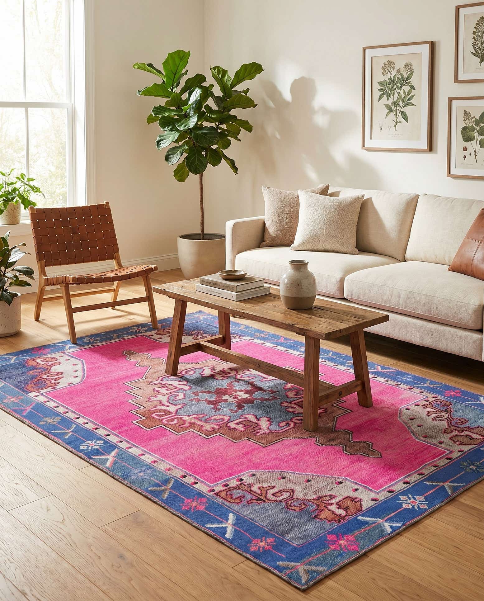5' x 8' Washable Timeless Rug