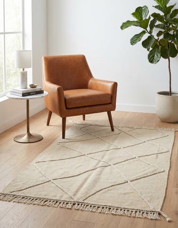 3' 5 x 4' 10 Hand Woven Kilim Modern Wool Rug