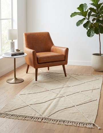 3' 5 x 4' 10 Hand Woven Kilim Modern Wool Rug