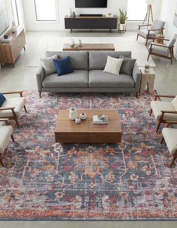 10' 6 x 10' 6 Washable Maahru Square Rug