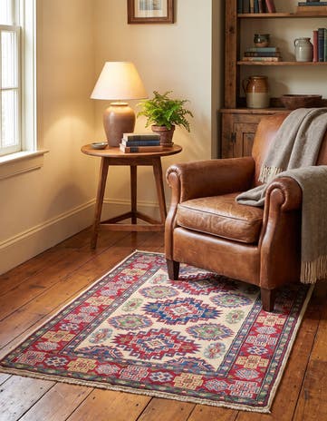 2' 8 x 4' 2 Hand Knotted Kazak Rug