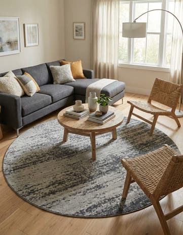 7' 10 x 7' 10 Angelica Round Rug