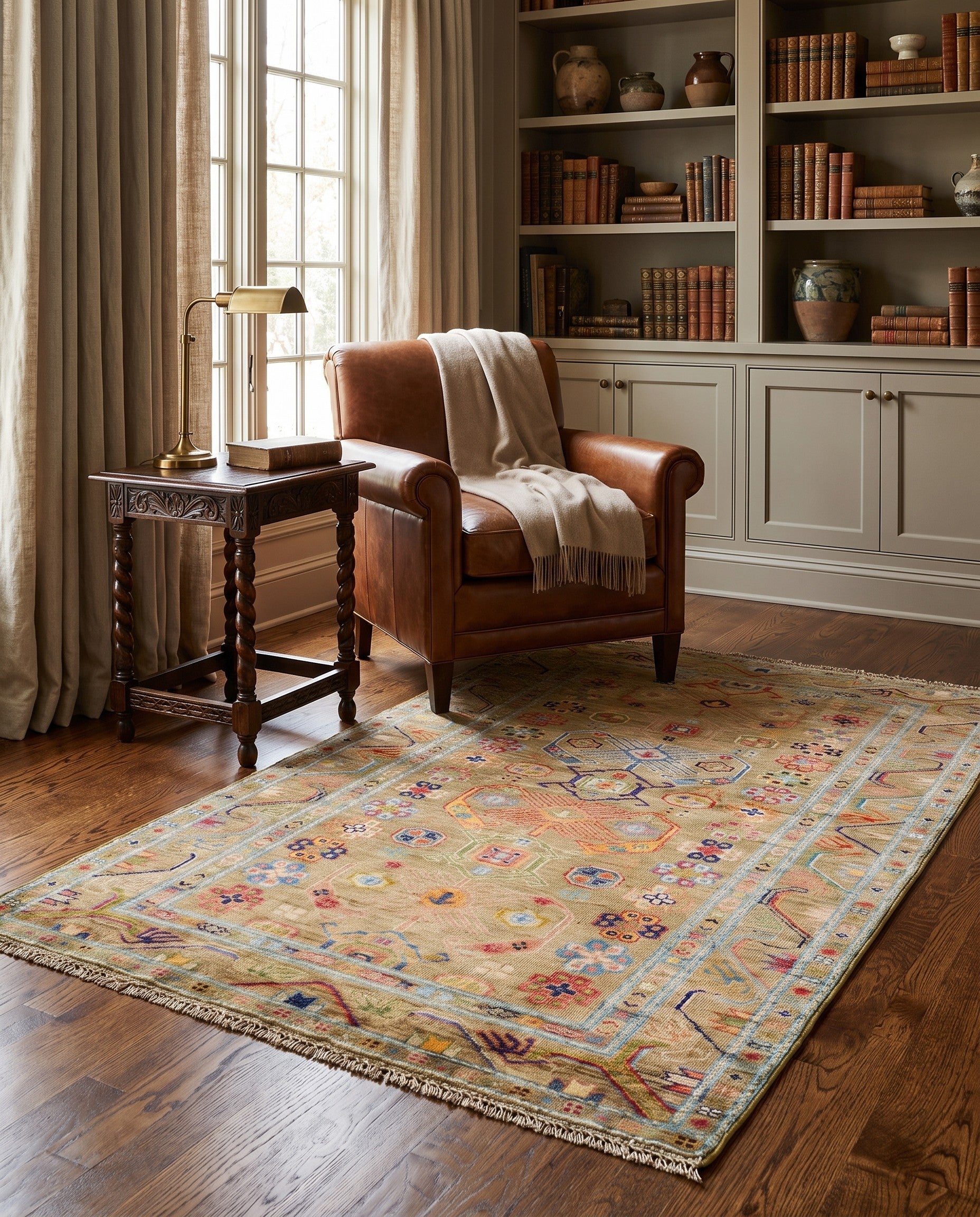 3' 4 x 5' 4 Hand Knotted Kazak Rug