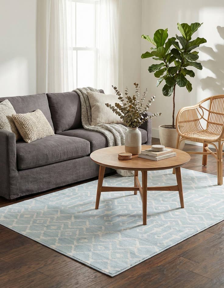 Detail image of 4' x 6' Kasbah Trellis Rug