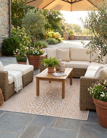 5' 3 x 8' Easy-Clean Jill Zarin Cape Town Indoor / Outdoor Rug
