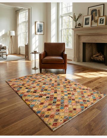 3' 4 x 5' Hand Knotted Balouch Wool Rug