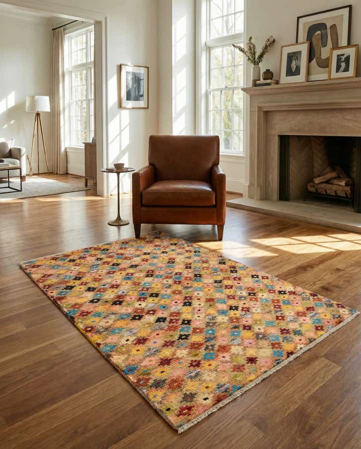 3' 4 x 5' Hand Knotted Balouch Wool Rug
