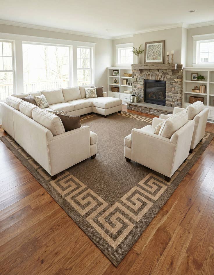 Detail image of  12' x 12' Dunes Square Rug