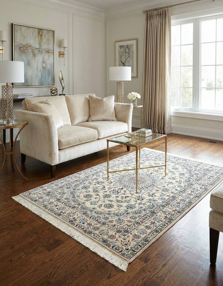 Detail image of 3' 8 x 5' 7 Nain Rug