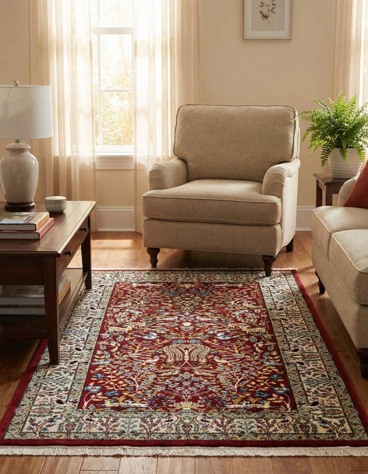 Detail image of 3' x 5' 3 Nain Design Rug