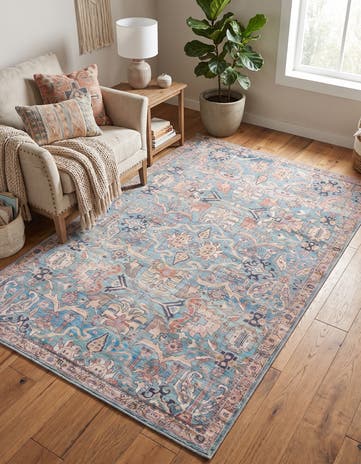 4' x 6' Washable Nostalgia Rug