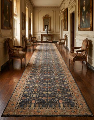 6' 2 x 19' 1 Hand Knotted Kazak Wool Runner Rug