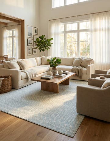 10' 8 x 16' 5 Kasbah Trellis Rug