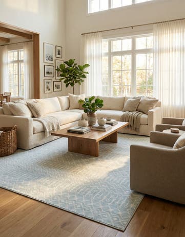 10' 8 x 16' 5 Kasbah Trellis Rug