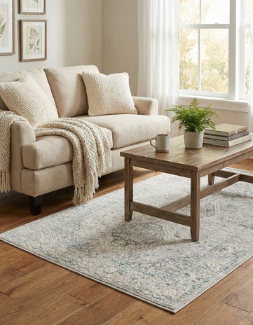 Ivory and Gray Finsbury Rug