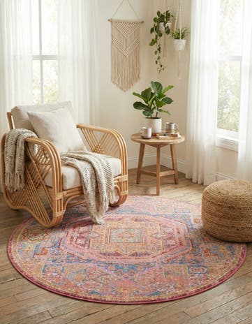 5' 3 x 5' 3 Alexis Round Rug