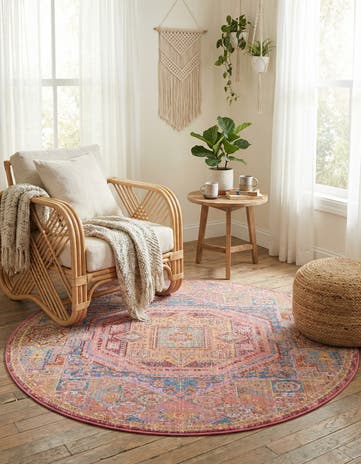 5' 3 x 5' 3 Alexis Round Rug