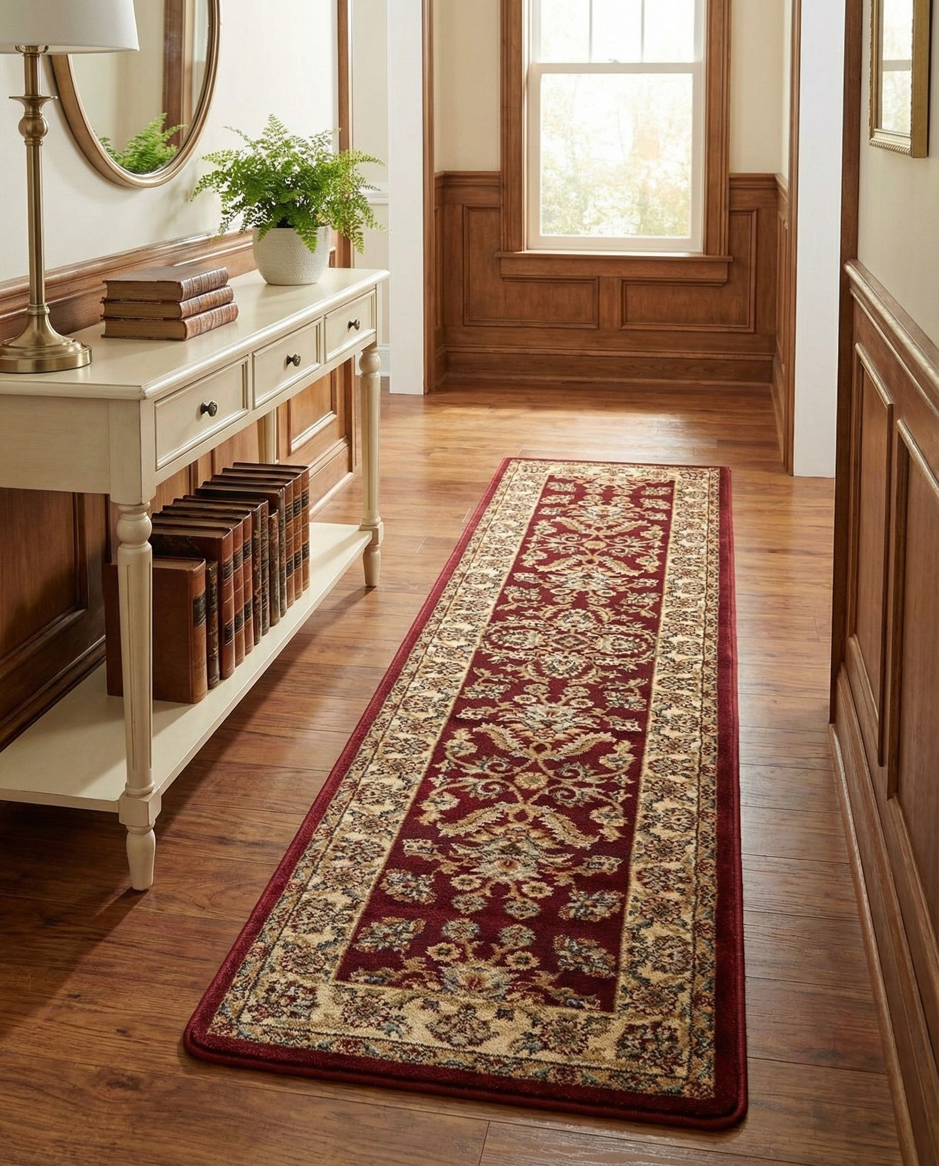 2' x 8' Classic Agra Runner Rug